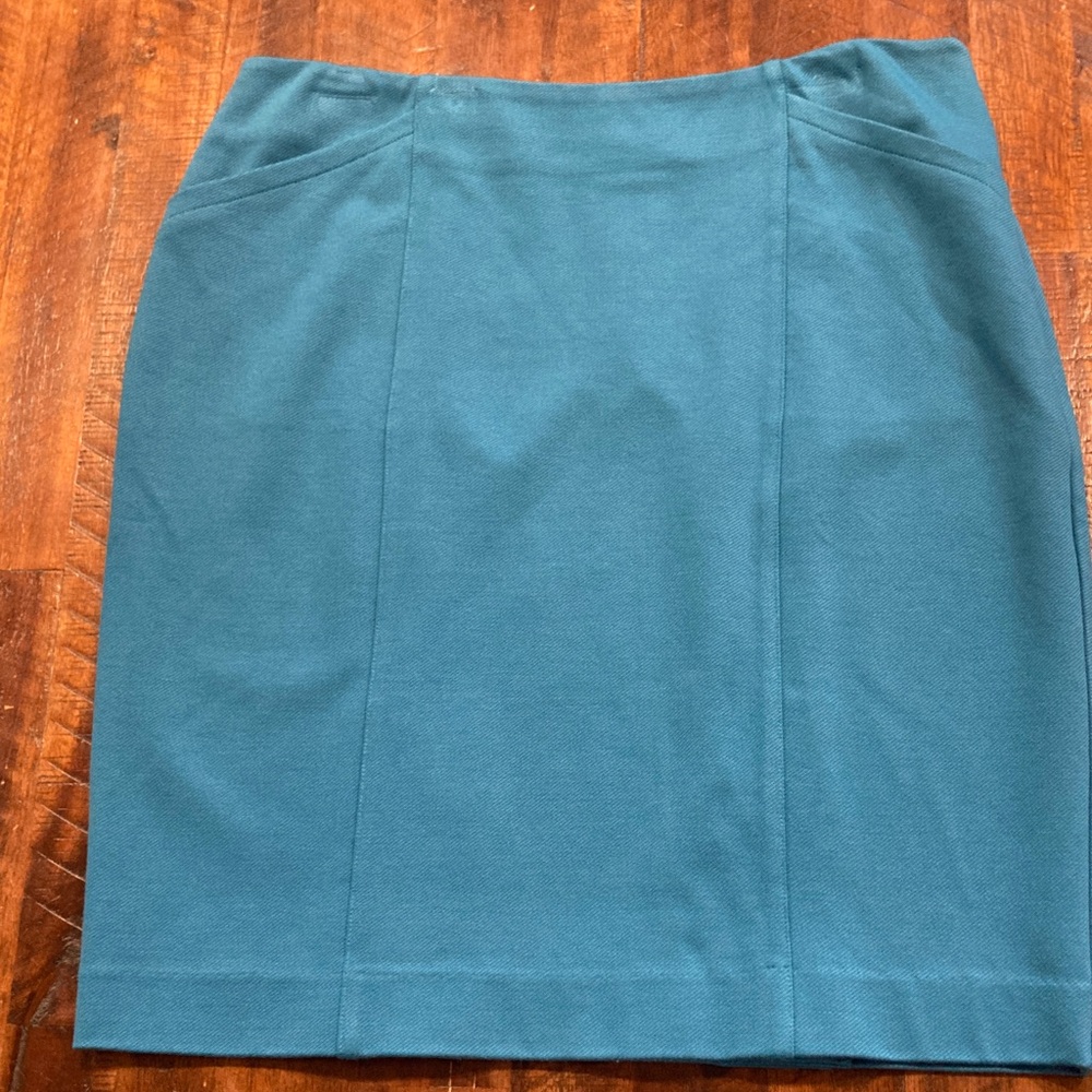 unworn CAbi #3220 teal skirt 10